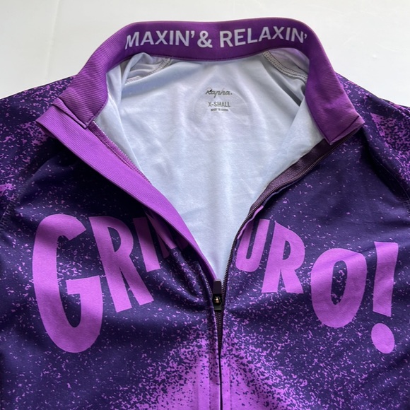 Limited Edition Rapha Grinduro Core Jersey in Purple and White - XS - Picture 3 of 7